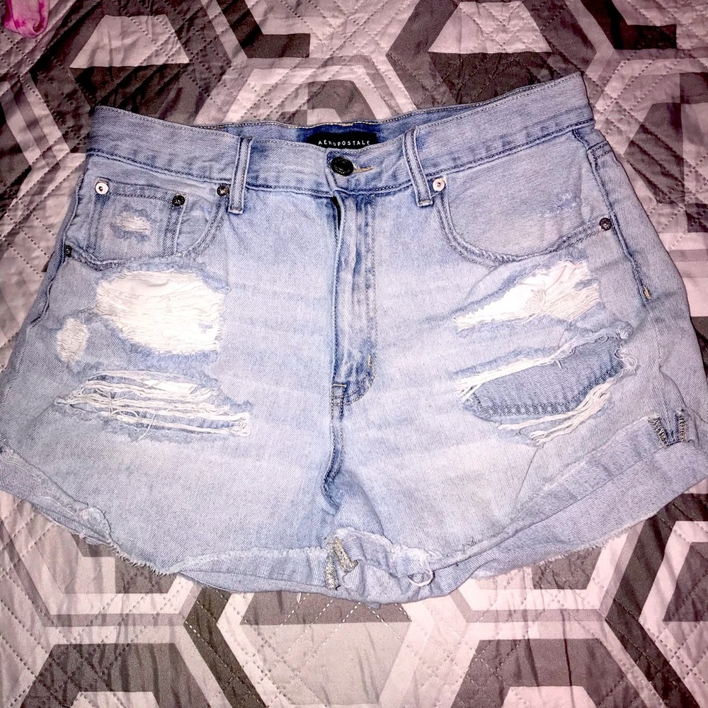 Denim shorts